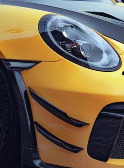 CMST Tuning Front Canards for Porsche 911 991.2 GT3RS Carbon Fiber/FRP