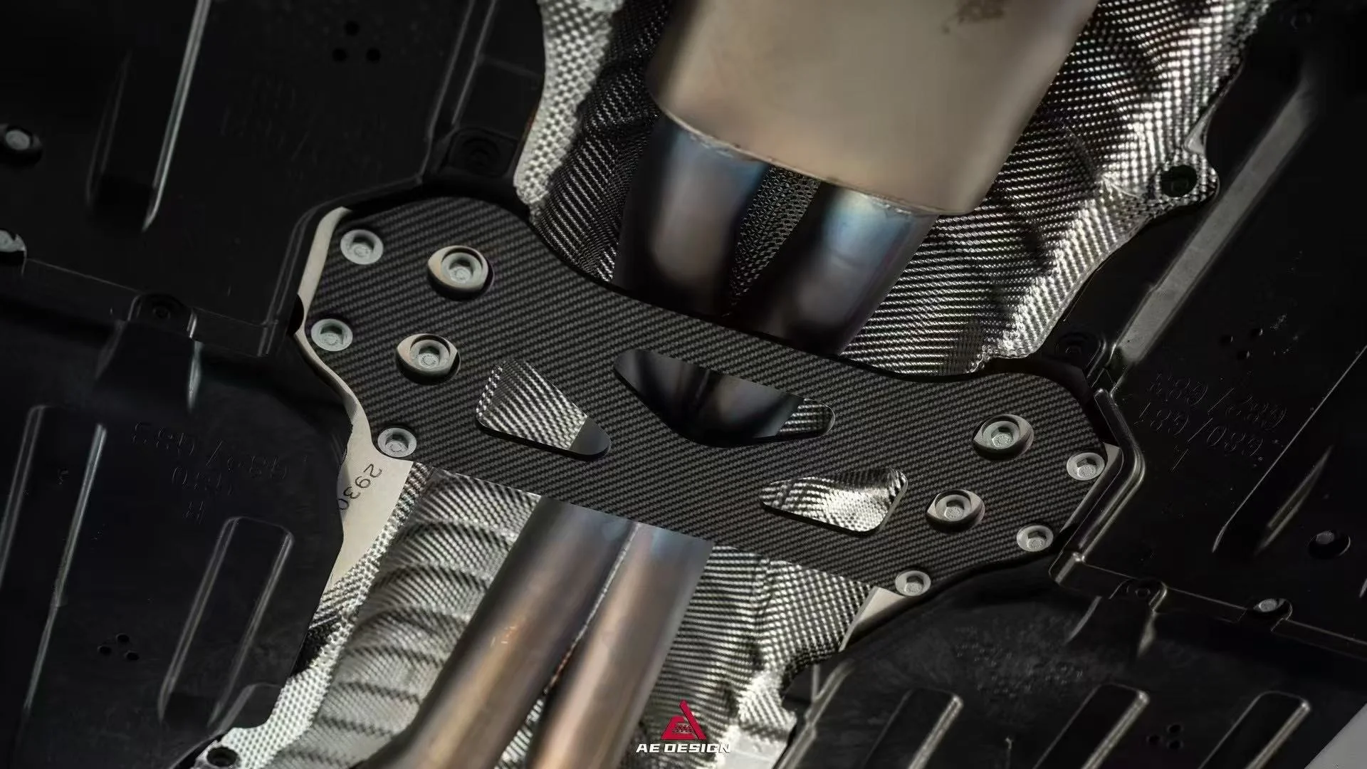ArmorExtend Extended Chassis Underbody Brace for BMW M3 G80/81 & M4 G82/83 2021-ON Dry Pre-preg Carbon Fiber