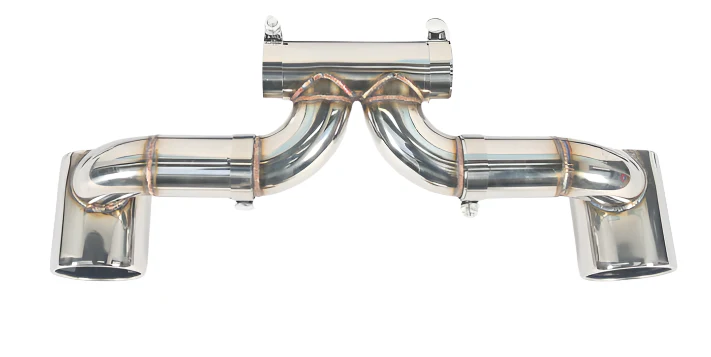 DuPont Tech GT4 GT4RS Sypder RS Conversion Style Exhaust & Tips for Porsche 718 982 Cayman Boxster 2017-2025 Stainless Steel