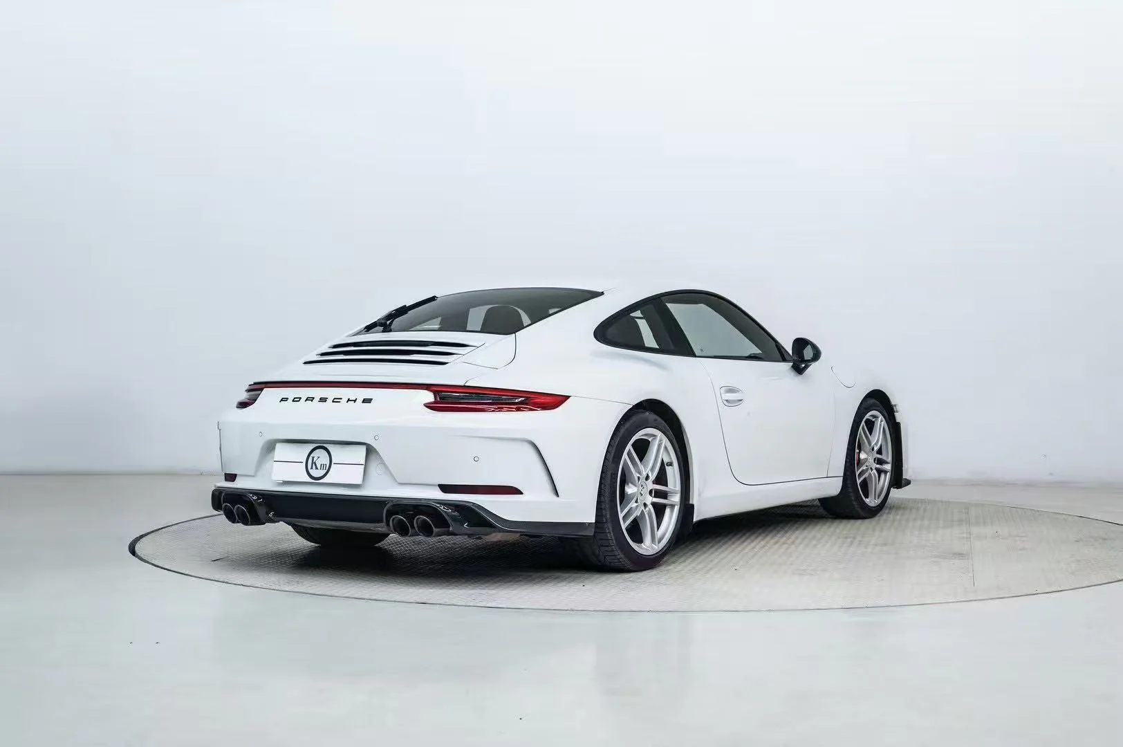 CMST Tuning V1 Style Rear Bumper & Diffuser for Porsche 991.1 991.2 Carrera Base/S/T 2012-2019 Dry Pre-preg Carbon Fiber/PP Polypropylene/FRP