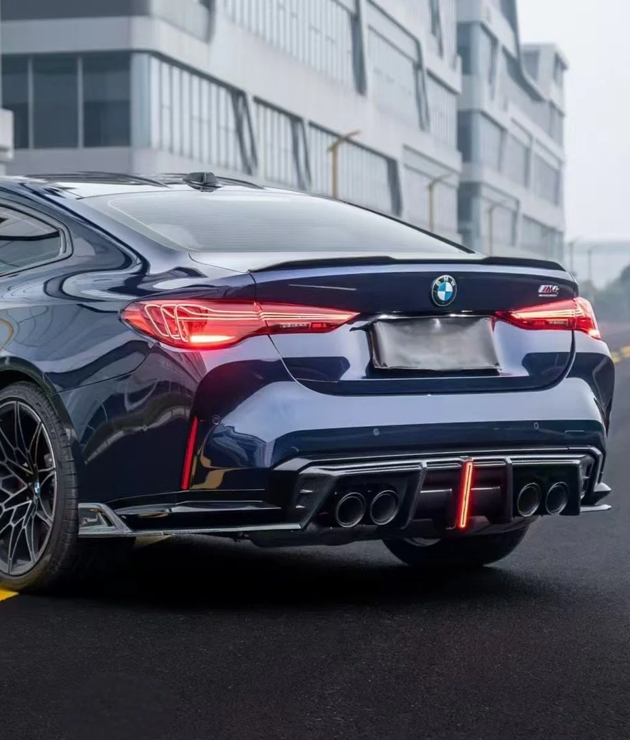 ArmorExtend V3 Rear Diffuser & Canards for BMW M3 G80 G81 & M4 G82 G83 2021-ON Dry Pre-preg Carbon Fiber