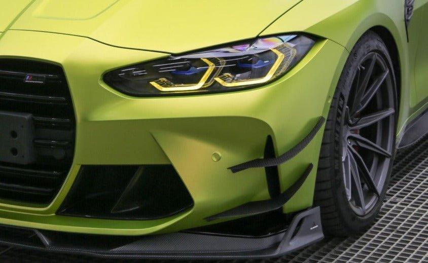 ArmorExtend AE V2 Front Canards for BMW M3 G80 G81 M4 G82 G83 Carbon Fiber