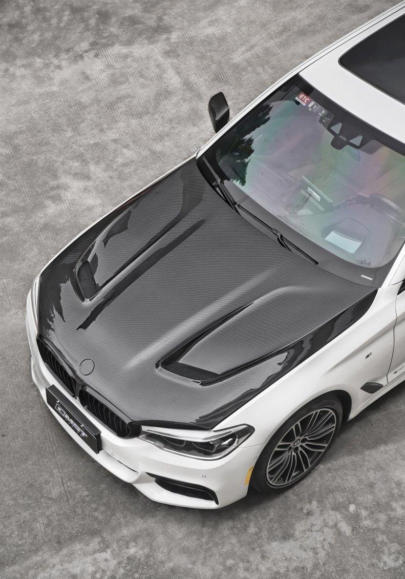 CMST Tuning Vented V2 Hood Bonnet for BMW M550 540 M5/C G30 F90 Carbon Fiber/FRP