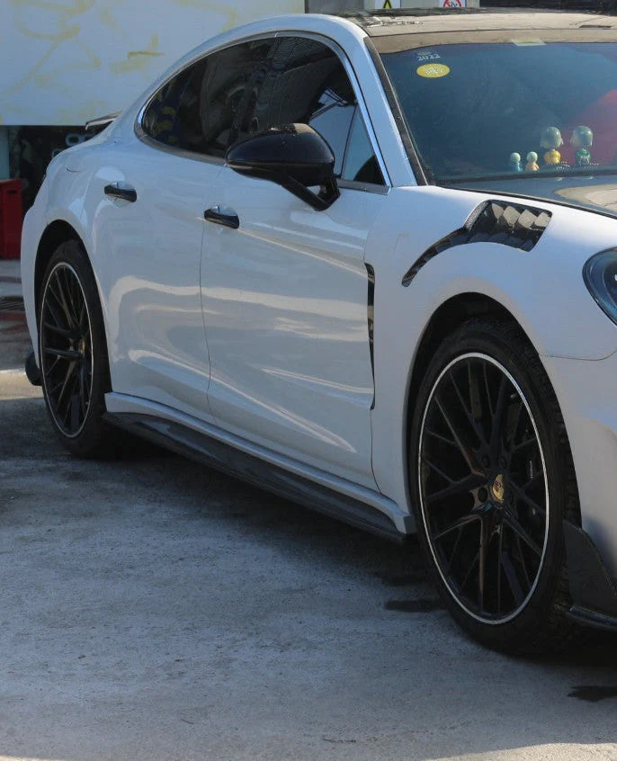 Aero Republic MSRY Style Side Skirts for Porsche Panamera 971.1 971.2 Base/4/4S/GTS/Turbo/Turbo S 2017-2023 Carbon Fiber