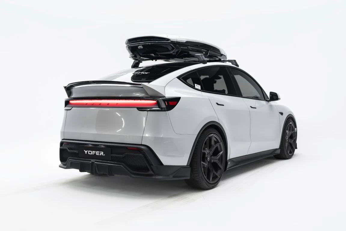 Yofer USA Loong Flames Rear Diffuser for Tesla Model Y Juniper 2026-ON PP Polypropylene