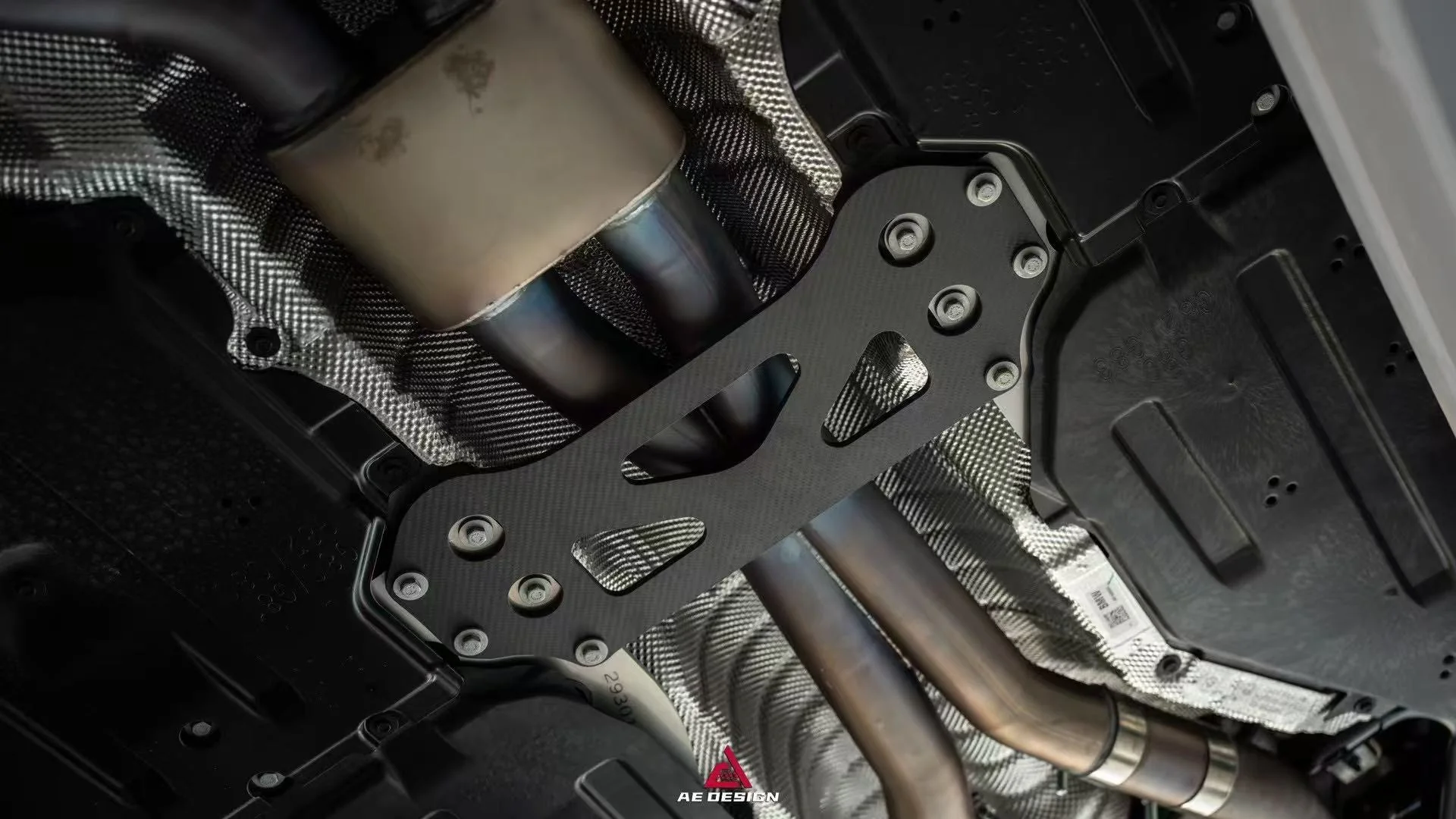 ArmorExtend Extended Chassis Underbody Brace for BMW M3 G80/81 & M4 G82/83 2021-ON Dry Pre-preg Carbon Fiber