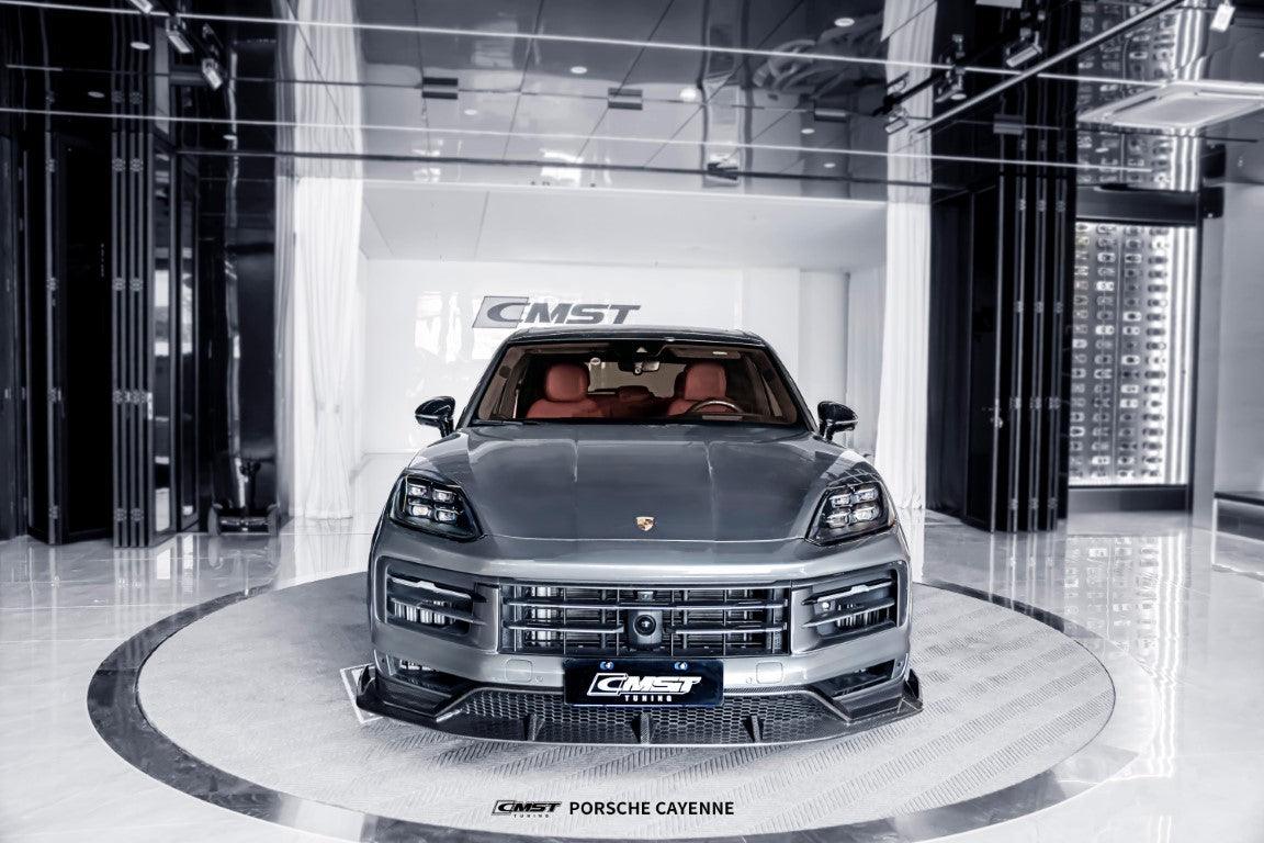 CMST Tuning Front Lip for Porsche Cayenne 9Y0 /E-Hybrid & 9Y3 /S Carbon Fiber / FRP