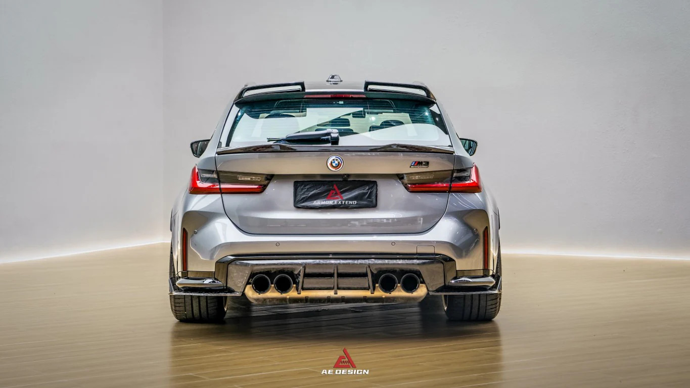 ArmorExtend Rear Lip Spoiler for BMW M3CS G81 2021-ON & 3 Series G21 2019-ON Dry Pre-preg Carbon Fiber