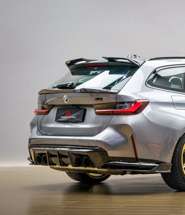 ArmorExtend Rear Lip Spoiler for BMW M3CS G81 2021-ON & 3 Series G21 2019-ON Dry Pre-preg Carbon Fiber