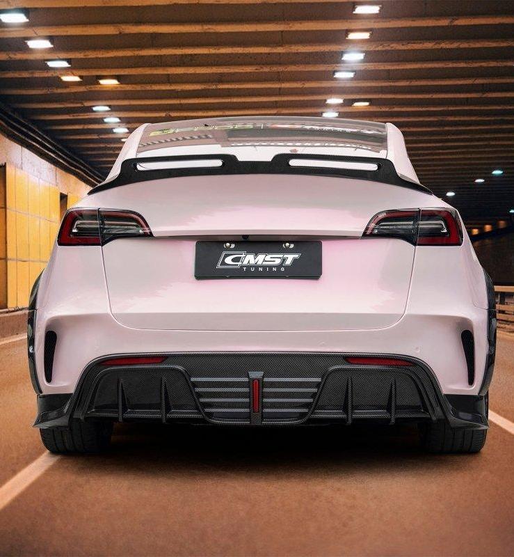 CMST Tuning V6 Rear Diffuser for Tesla Model Y Performance AWD Carbon Fiber/FRP