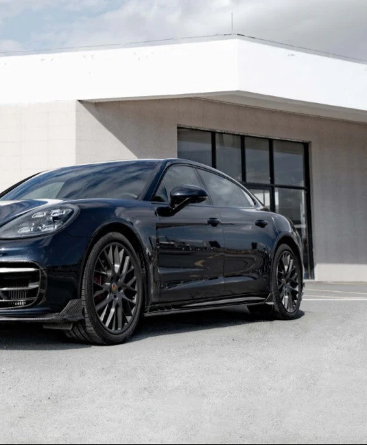 Ventus Veloce Side Skirts for Porsche Panamera 4 & 4S & Turbo 971.1 971.2 2017-2023 Dry Pre-preg Carbon Fiber