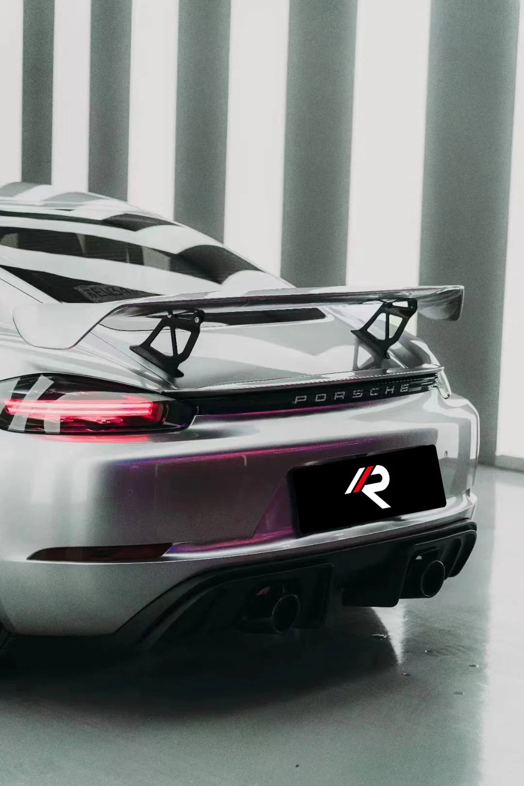 Aero Republic GT4RS Style Rear Diffuser for Porsche 718 Boxster Cayman Base S T GTS PP
