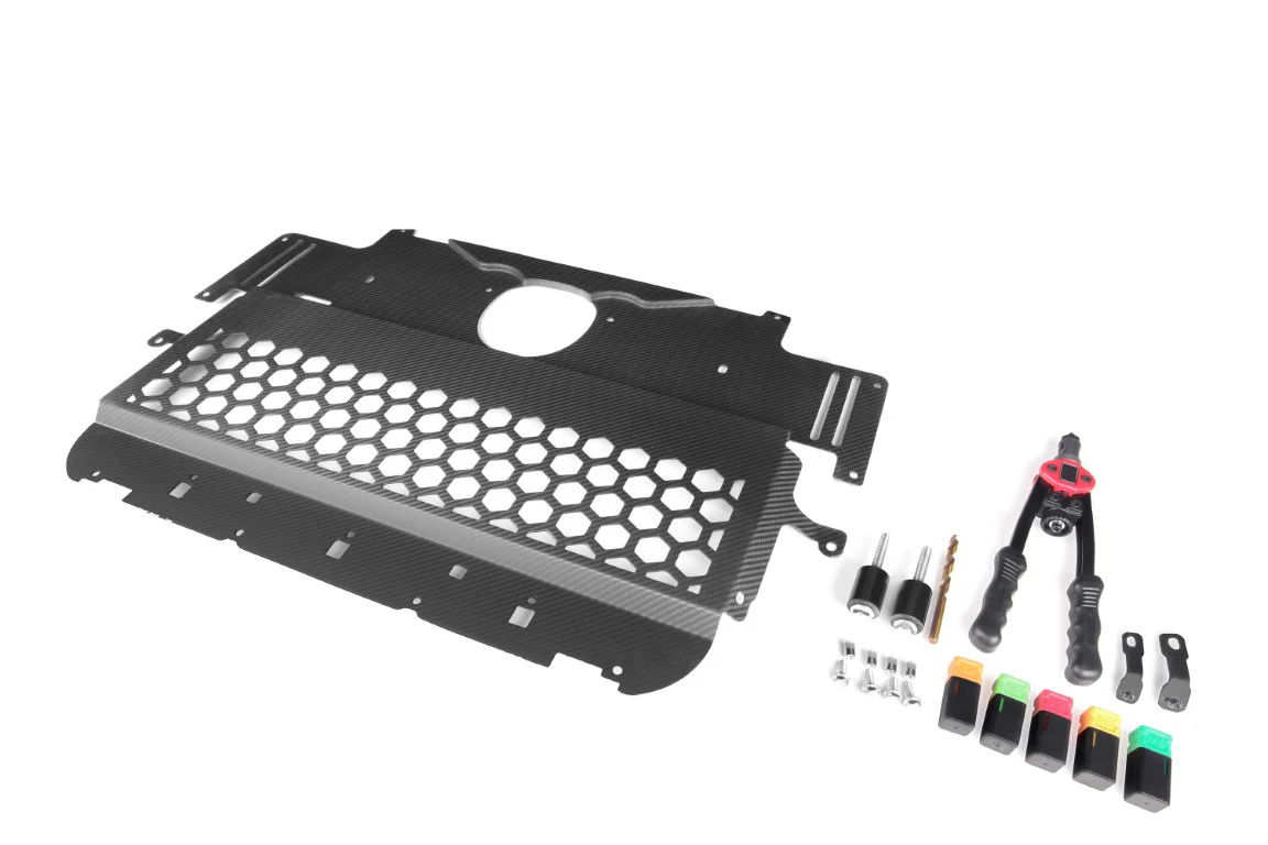 Aero Republic V Style Skid Plate for BMW M2 M2C G87 2023-ON Pre-preg Carbon Fiber
