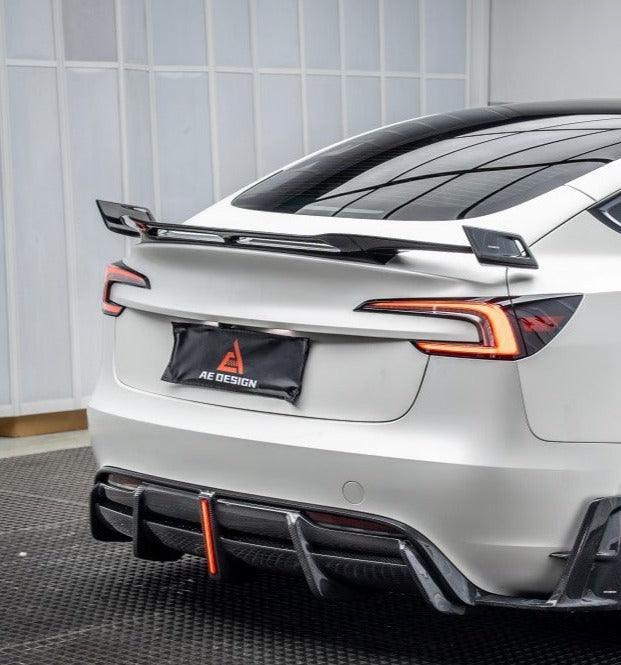 ArmorExtend AE Rear Wing for Tesla Model 3 Highland / P 2024-ON Sedan Carbon Fiber