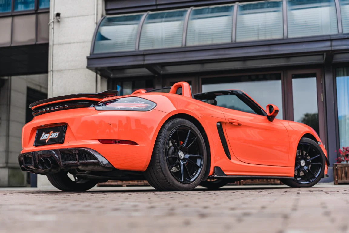 BCTXE Tuning Rear Diffuser for Porsche 718 Cayman/Boxster/GTS?2017-ON Carbon Fiber