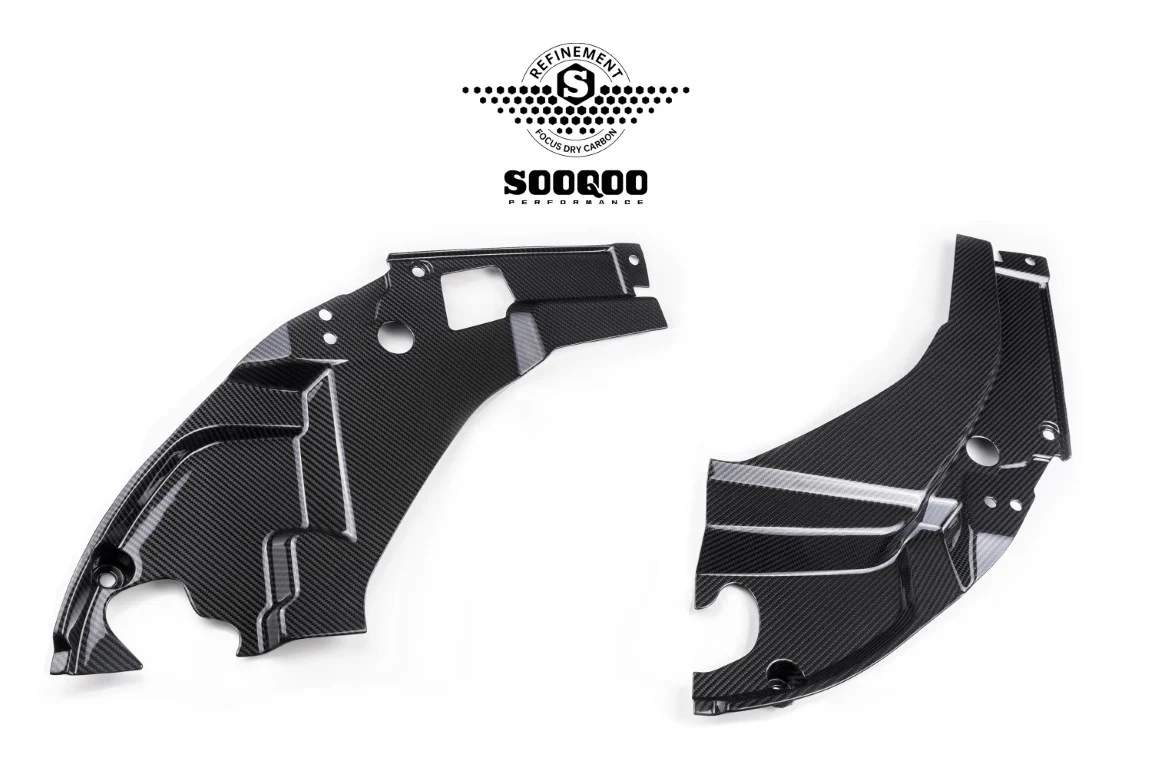 SOOQOO USA Engine Bay Cover for BMW M2C M2 G87 2023-ON Dry Pre-preg Carbon Fiber