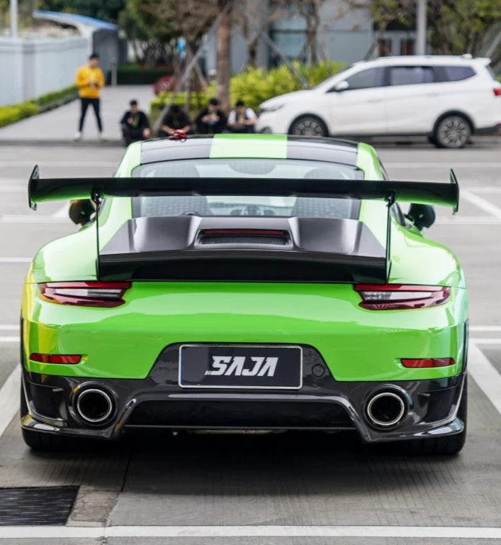 DuPont Tech Rear Diffuser for GT2RS Conversion Style Rear Diffuser Dry Pre-preg Carbon Fiber