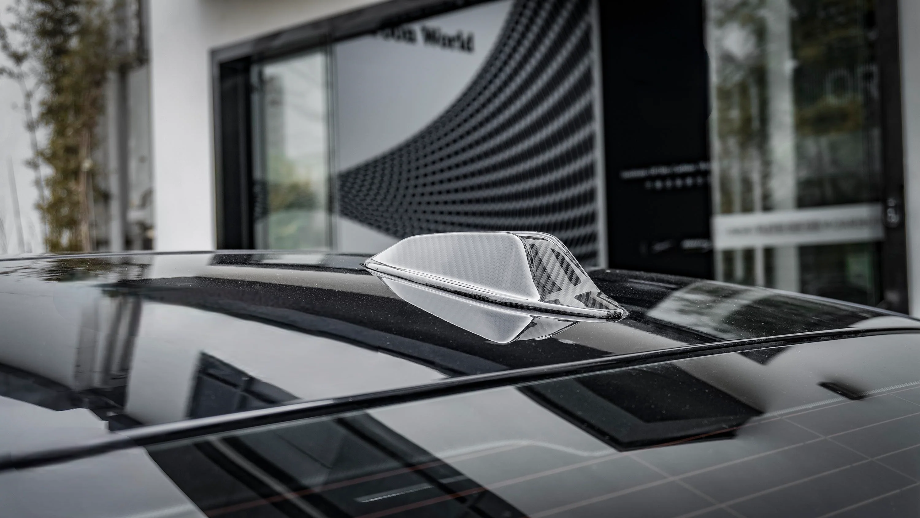 Aero Republic OE Style Antenna Trim Cover for BMW M3/C/CS M4/C/CS G80 G82 & 3 Series M340i 330i G20 LCI Carbon Fiber