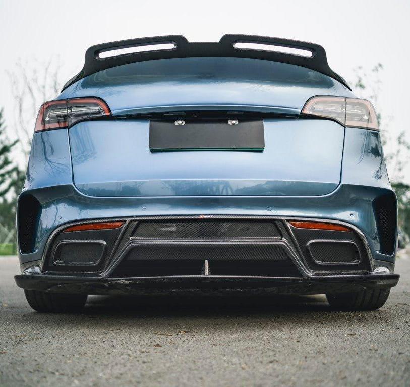CMST Tuning Rear Bumper for Tesla Model Y Performance AWD Long Range RWD Carbon Fiber/FRP