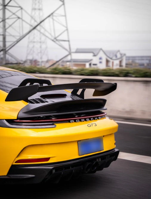 DuPont Tech Rear Bumper Lower Panel for GT3 Conversion Style Rear Bumper Dry Pre-preg Carbon Fiber