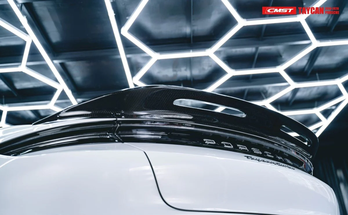 CMST Tuning Rear Spoiler for Porsche Taycan 9J1 RWD/4S/GTS/Turbo S Sedan Carbon Fiber/FPR