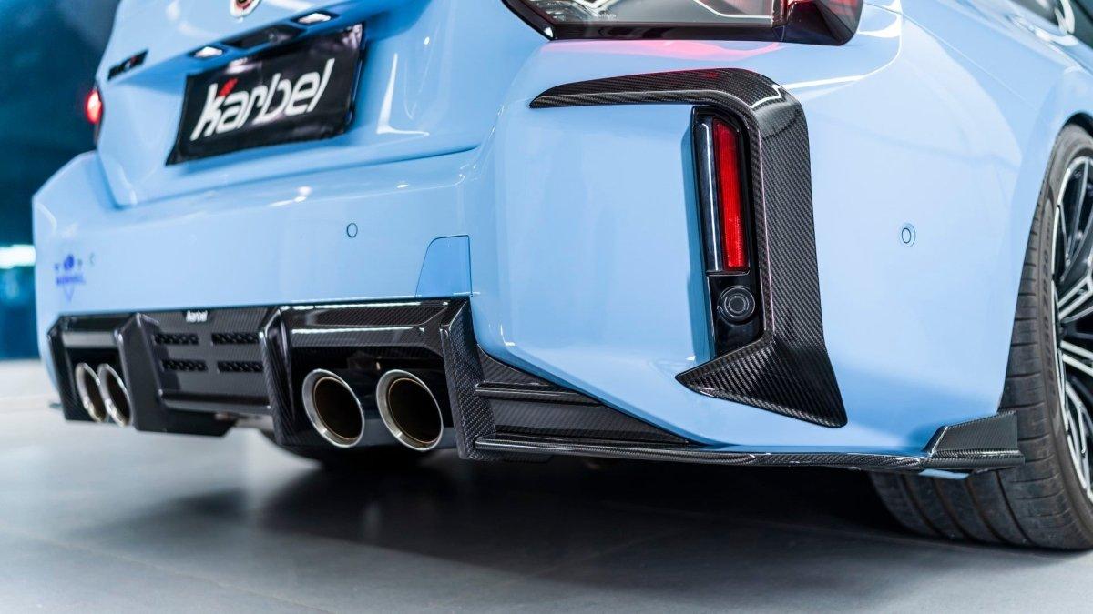 Karbel Carbon Rear Bumper Canards for BMW M2 G87 2023-ON Carbon Fiber