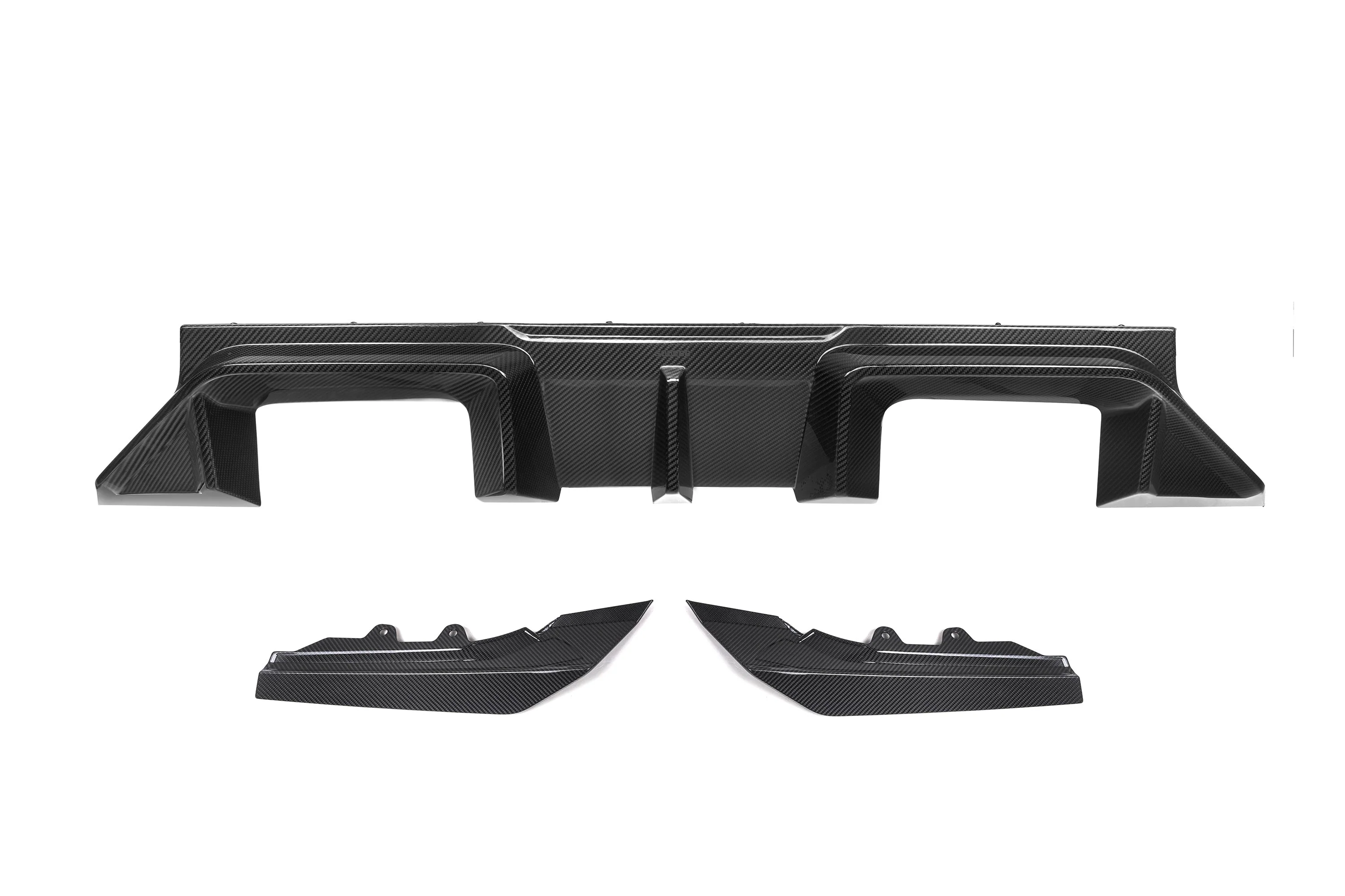 SOOQOO USA B Style Rear Diffuser for BMW M2C M2 G87 2023-ON Dry Pre-preg Carbon Fiber