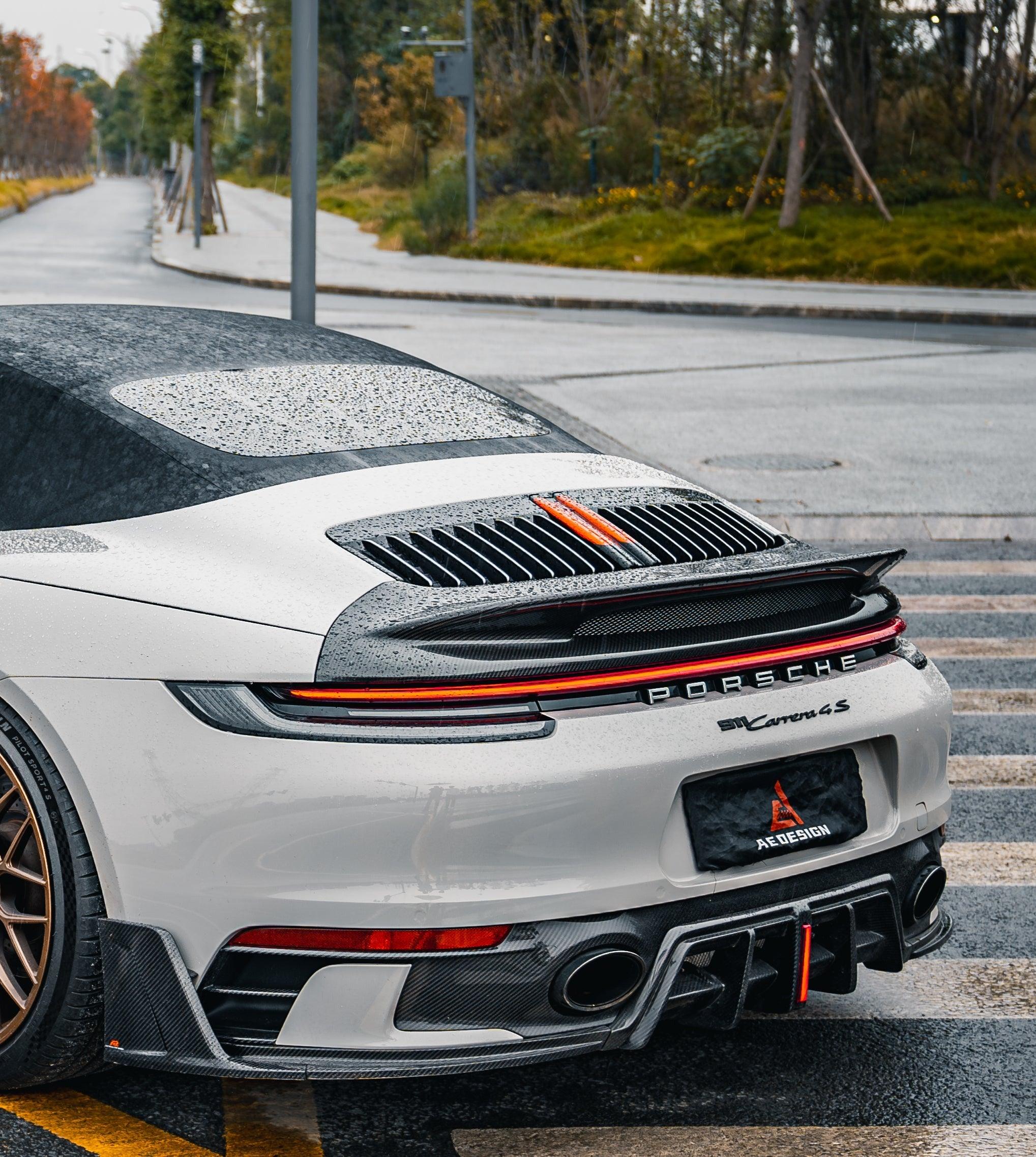 ArmorExtend ART Rear Diffuser Replacement for Porsche 911 992 Carrera Pre-preg Carbon Fiber