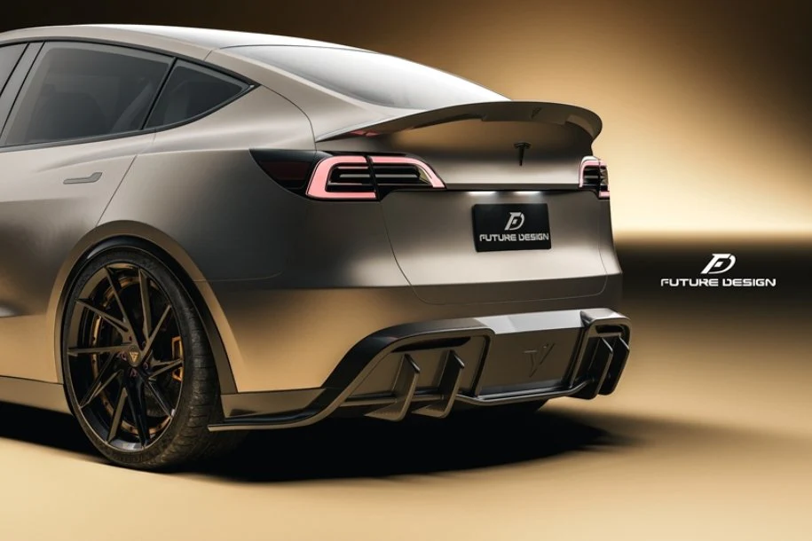 Future Design Carbon Fiber FD V2 REAR SPOILER for Tesla Model Y / Performance