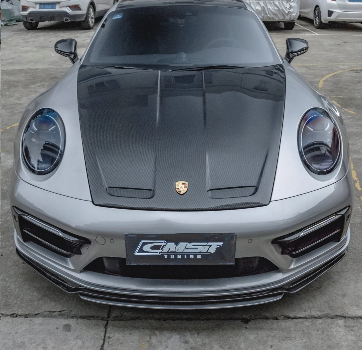 CMST Tuning GT3 Style Hood Bonnet for Porsche 991 992.1 992.2 Carbon Fiber/FRP
