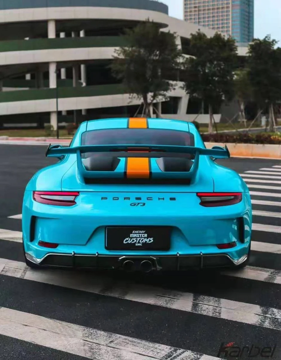 Karbel Carbon Rear Diffuser for Porsche 911 991.2 GT3 Pre-preg Carbon Fiber