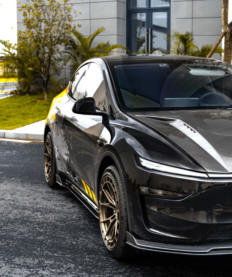 CMST Tuning V2 Side Skirts for Tesla Model Y Juniper 2026-ON Carbon Fiber / FRP