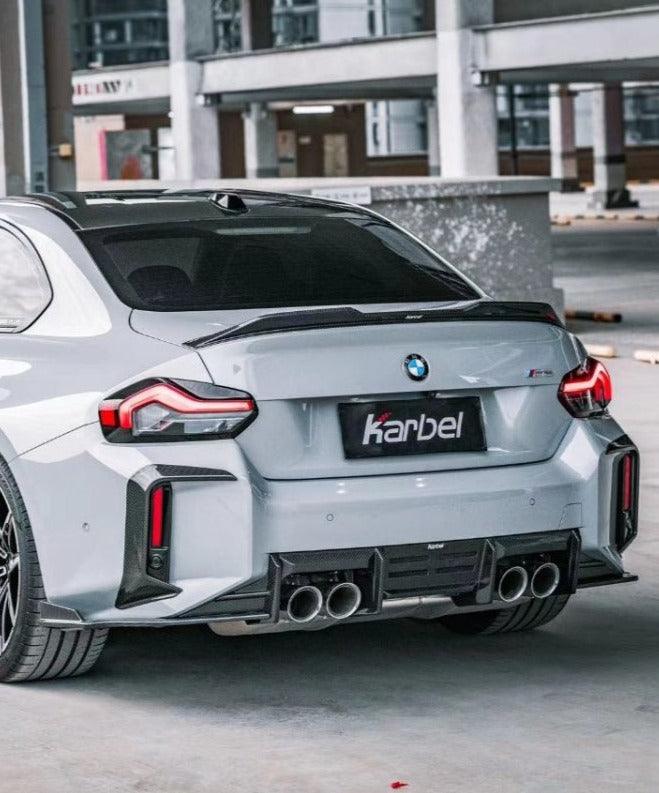 Karbel Carbon V2 Rear Spoiler for BMW M2 G87 & 2 Series G42 2023-ON Coupe Carbon Fiber