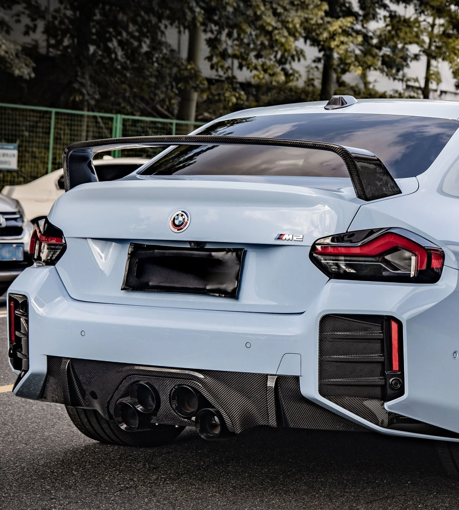Aero Republic MP Style Rear Spoiler Wing for BMW M2/C G87 & M240 230 G42 Coupe Carbon Fiber