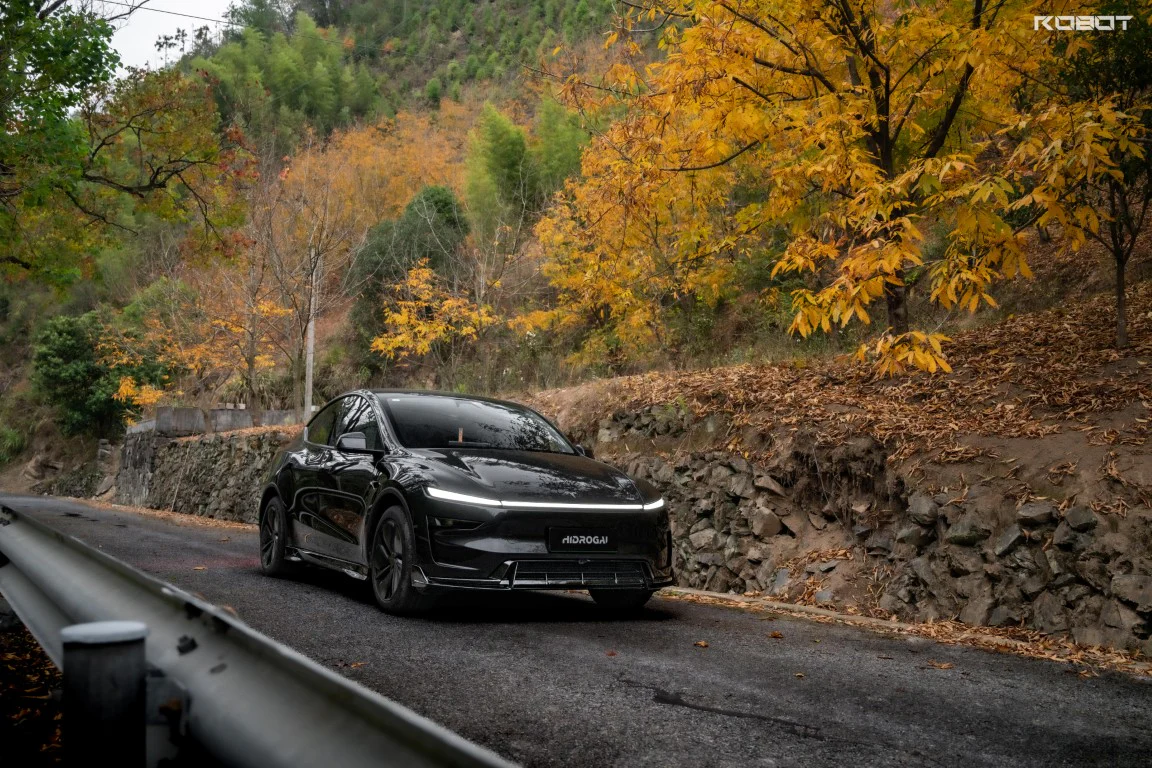 Robot Craftsman HIDROGAI Side Skirts for Tesla Model Y Juniper 2026-ON Carbon Fiber / FRP
