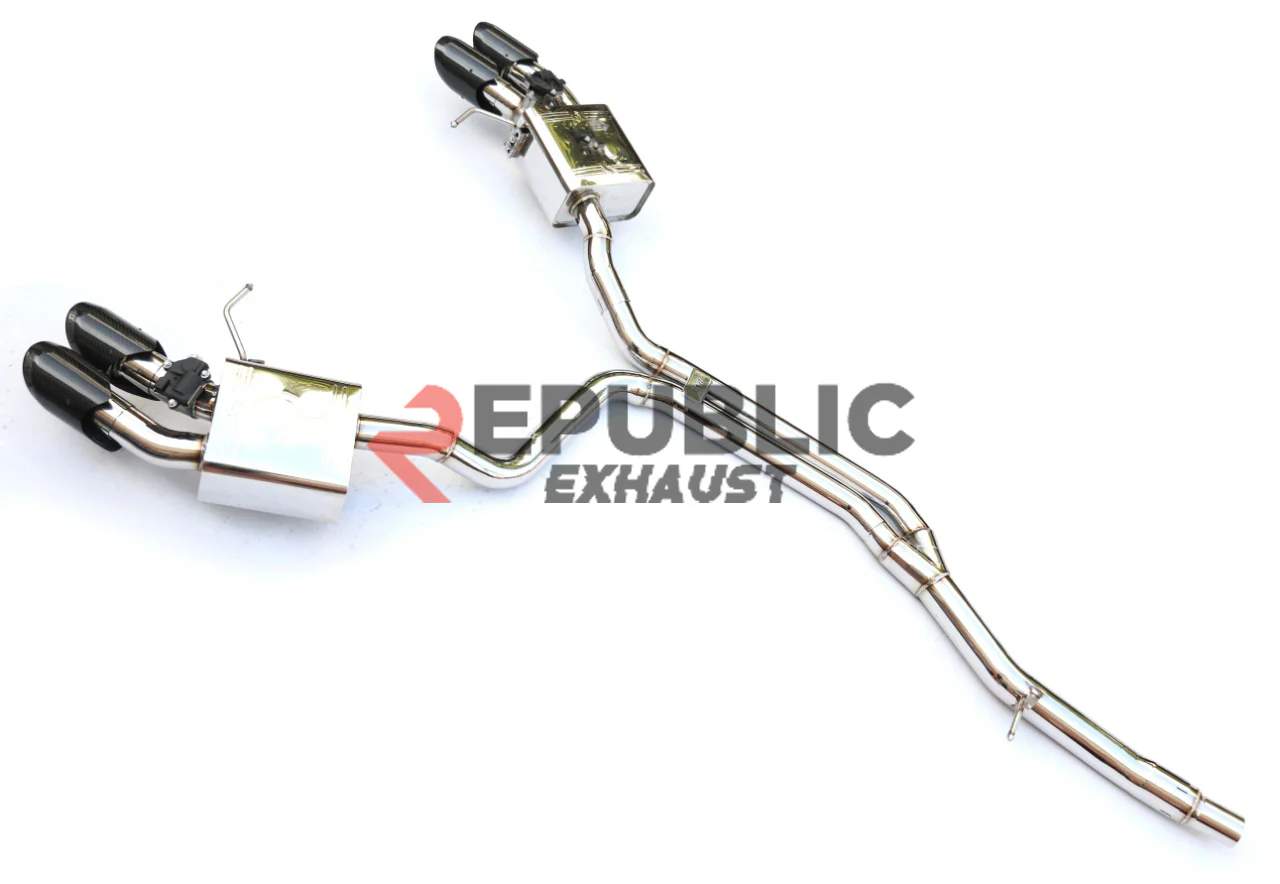 Republic Exhaust Catback Exhaust with Valve for Porsche Macan 95B.1 Turbo 2015-2018 Titanium/Stainless Steel