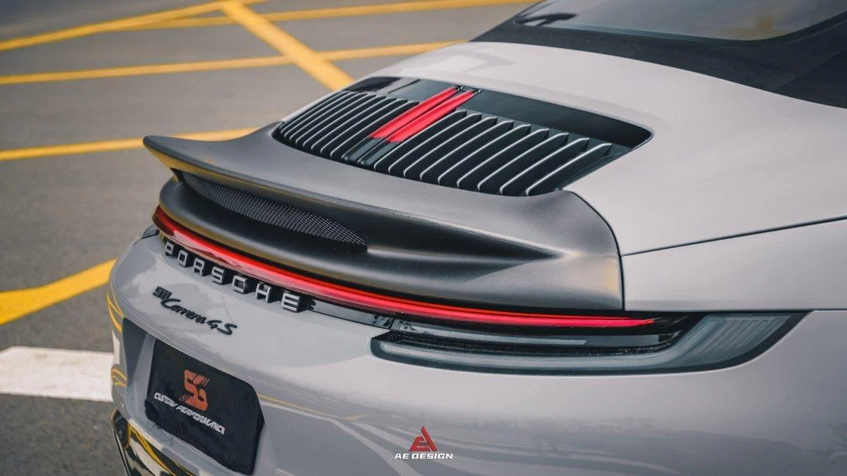 ArmorExtend ART Ducktail Spoiler for Porsche 911 992.1 992.2 Carrera Base/S/T/4/4S/GTS/Targa 2020-ON Carbon Fiber