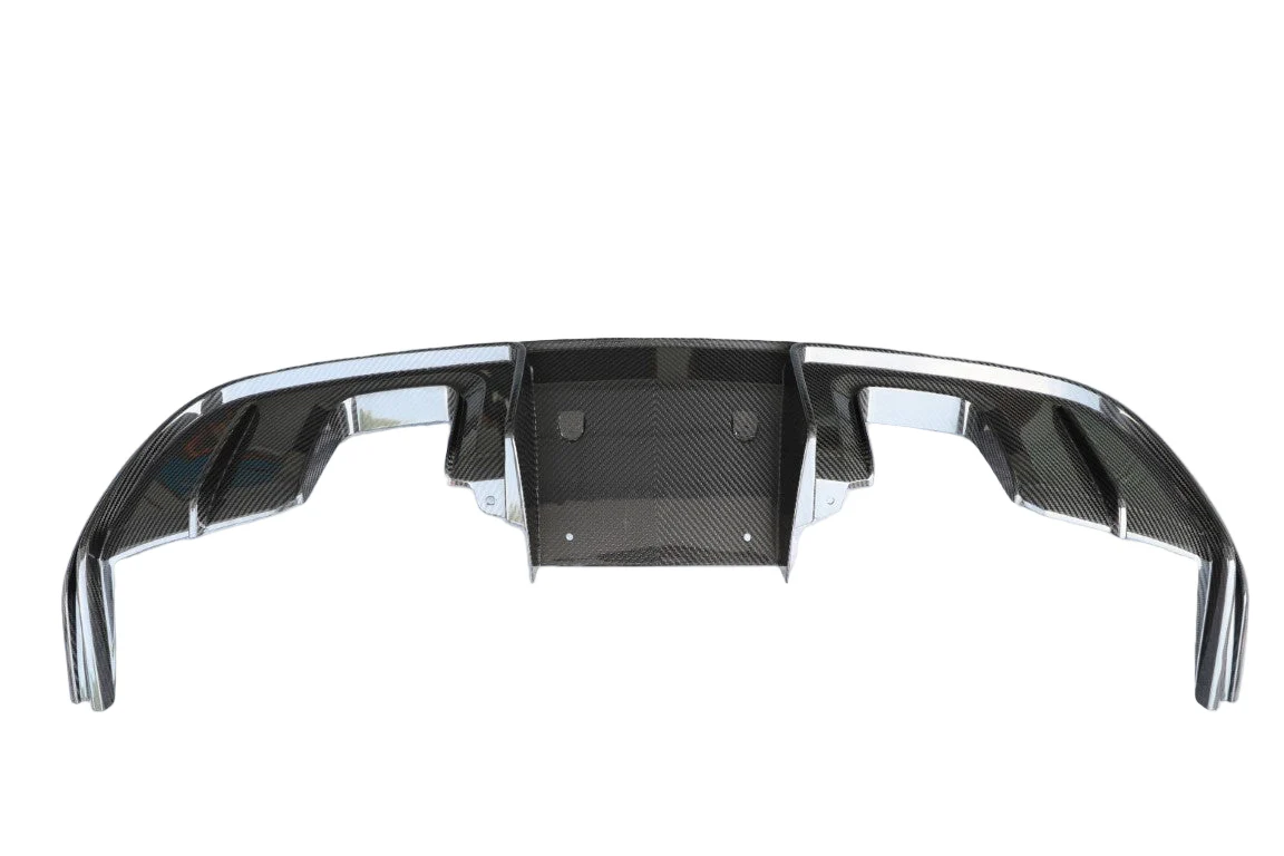 DuPont Tech Rear Diffuser for Porsche 718 982 981 Cayman/Boxster 2012-ON PP Polypropylene/Dry Pre-preg Carbon Fiber