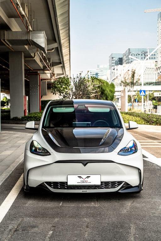 Yofer USA Loong Flames Max Front Bumper for Tesla Model Y / Performance 2020-2025 PP