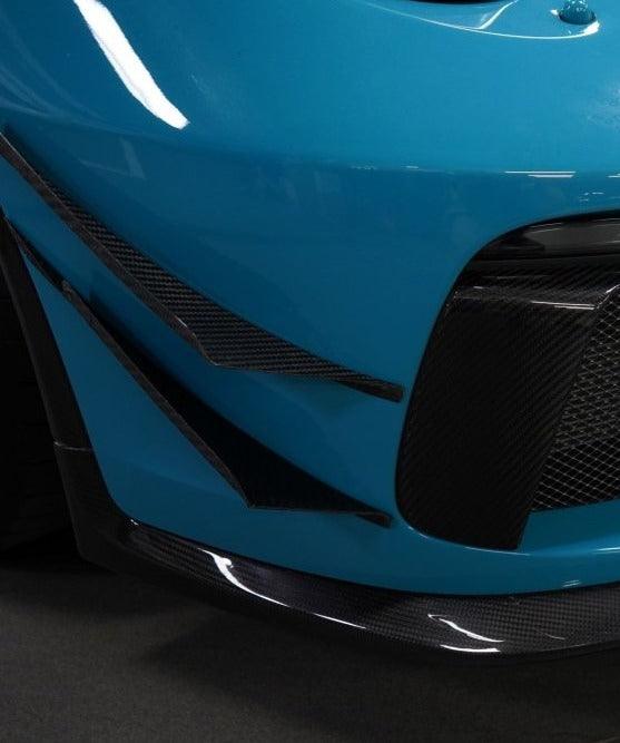 Karbel Carbon Front Bumper Canards for Porsche 911 991.2 GT3 Pre-preg Carbon Fiber