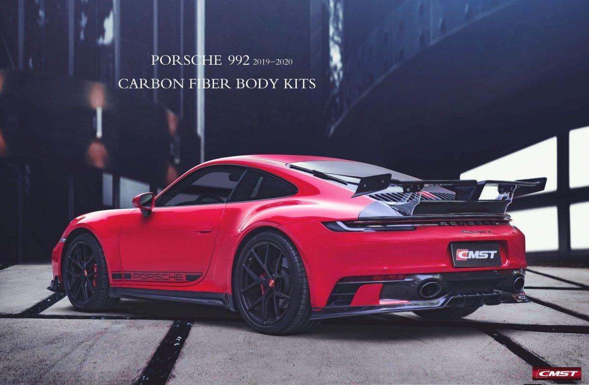 CMST Tuning Side Skirts for Porsche 911 992 992.1 992.2 S/T/4/4S/Targa 4/4S/GTS Carbon Fiber/FRP