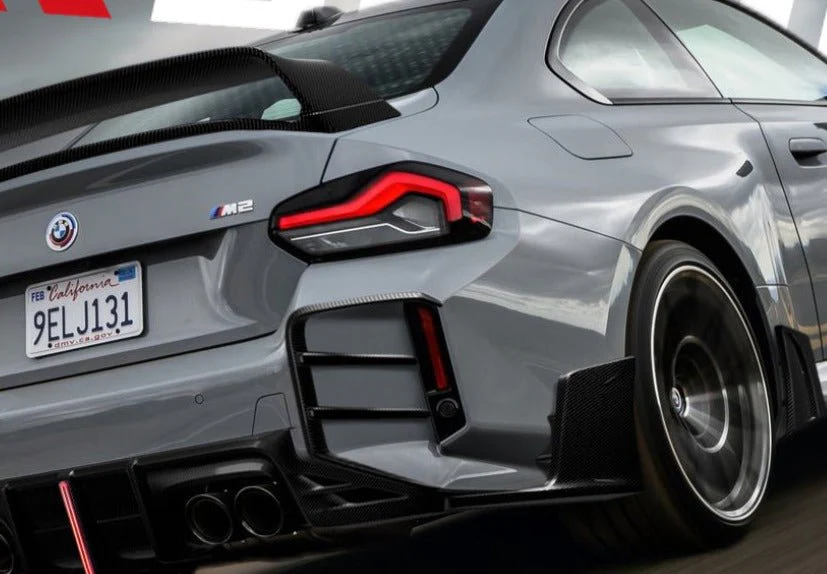 ArmorExtend ART Rear Bumper Upper Valences for BMW M2/C G87 Pre-preg Carbon Fiber