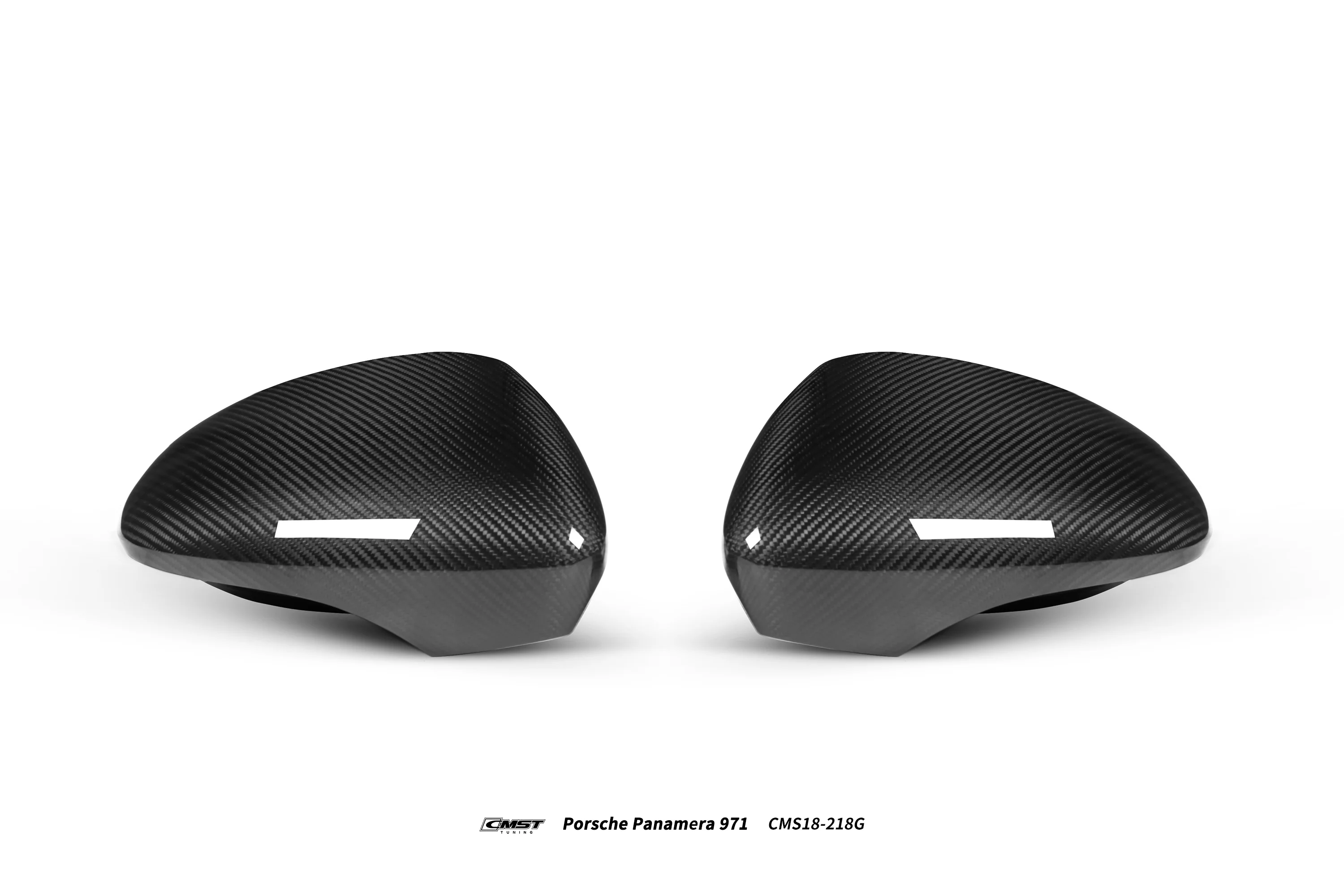 CMST Tuning Replacement Mirror Caps for Porsche Panamera 4 & 4S & Turbo 971.1 971.2 Carbon Fiber