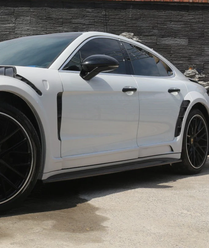 Aero Republic MSRY Style Side Skirts for Porsche Panamera 971.1 971.2 Base/4/4S/GTS/Turbo/Turbo S 2017-2023 Carbon Fiber