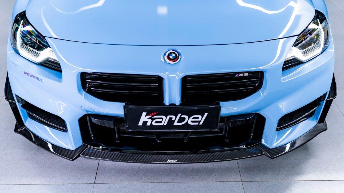 Karbel Carbon Front Lip Set for BMW M2 G87 2023-ON Carbon Fiber