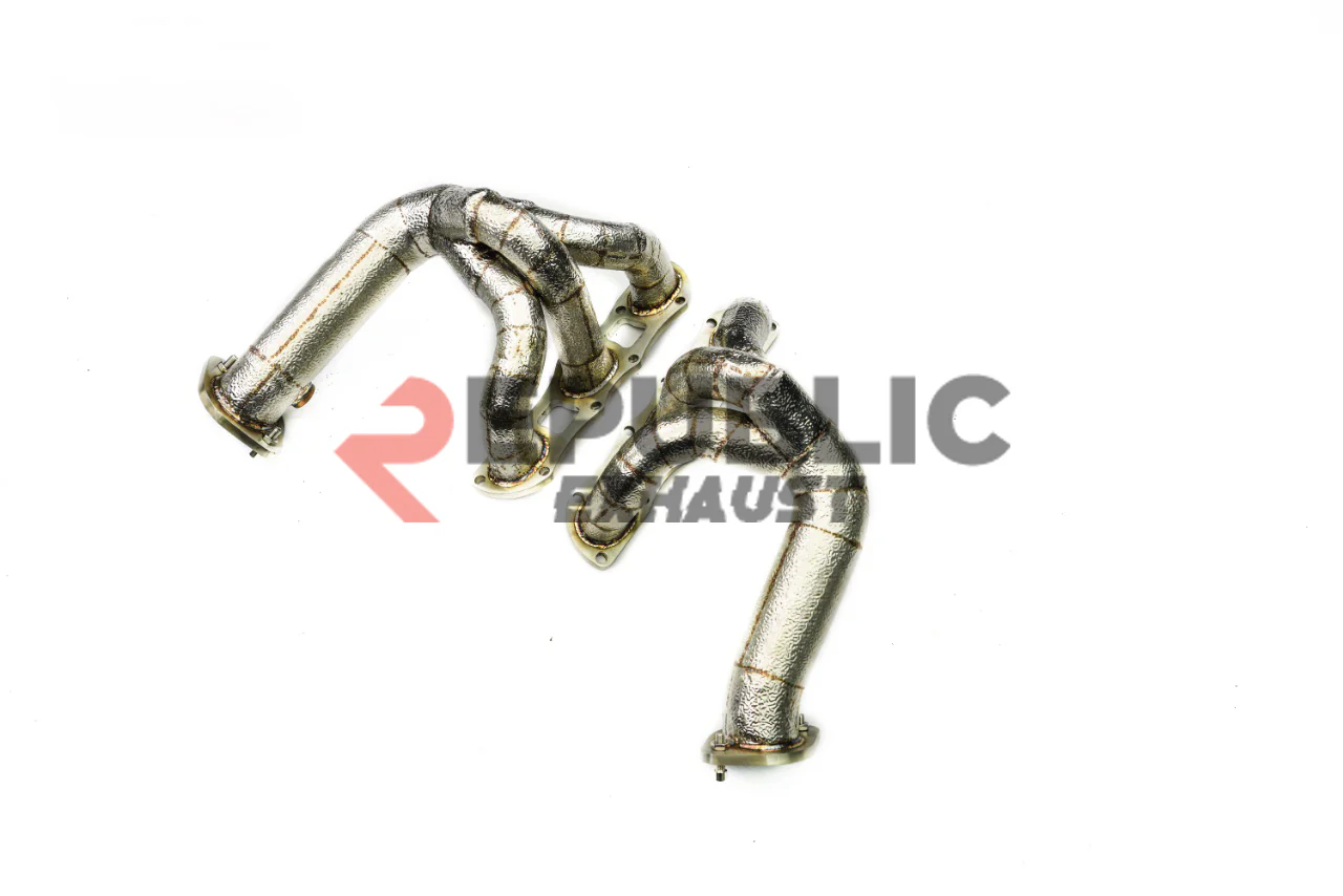 Republic Exhaust 100 & 200 & 300 CELL & Straight Pipe Headers for Porsche 981 Cayman & Boxster S/GTS 2014-2016 Stainless Steel
