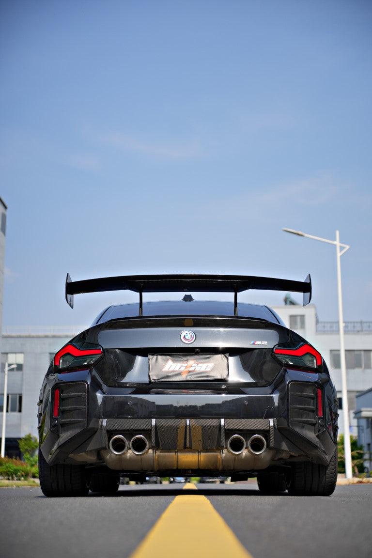 BCTXE Tuning Rear Wing for BMW M2/C G87 & 2 Series 230i M240i G42 Coupe Carbon Fiber