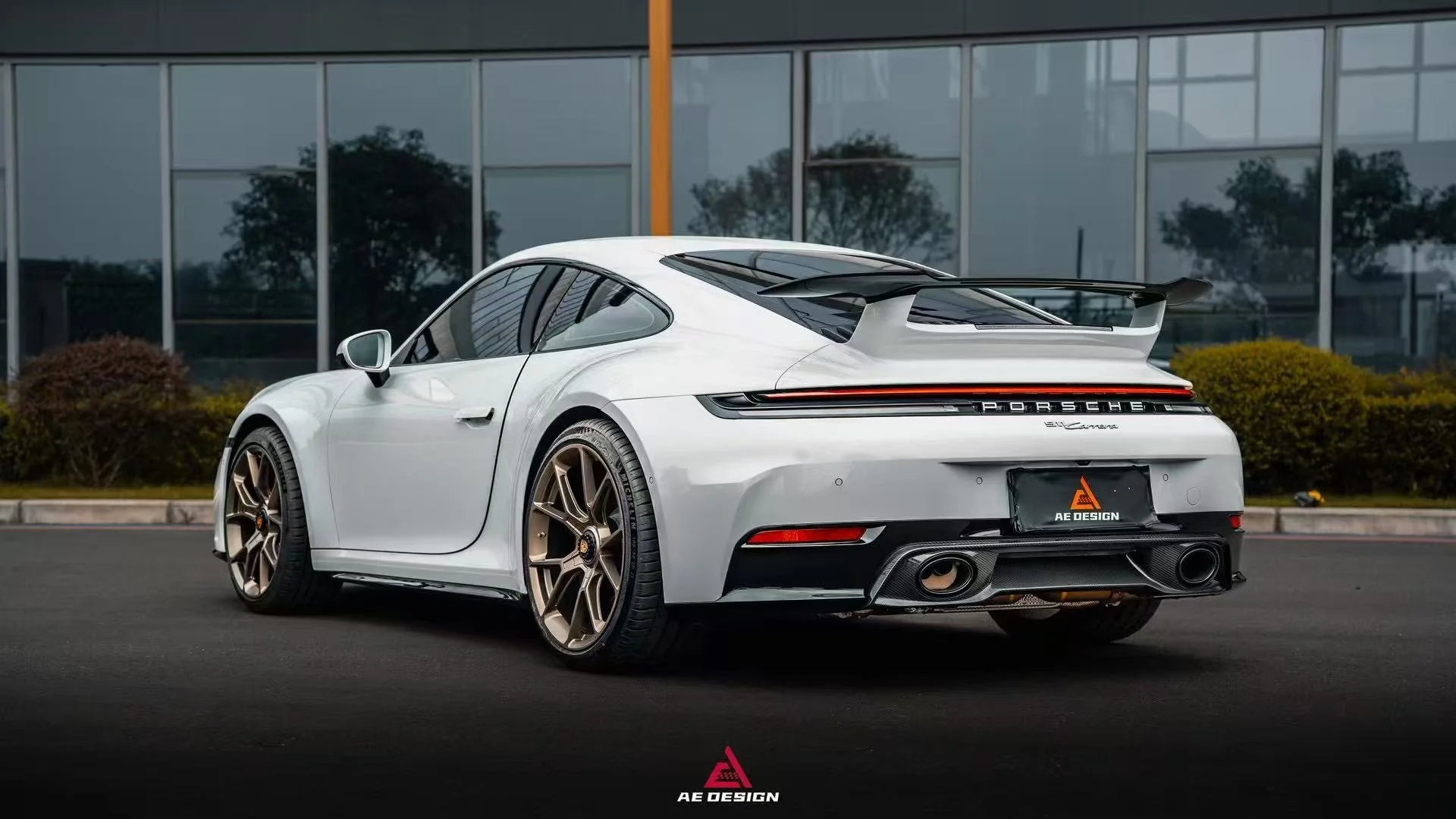 ArmorExtend Rear Diffuser for Porsche 911 992.2 Carerra Base/S/T/4S/Targa4S Carbon Fiber