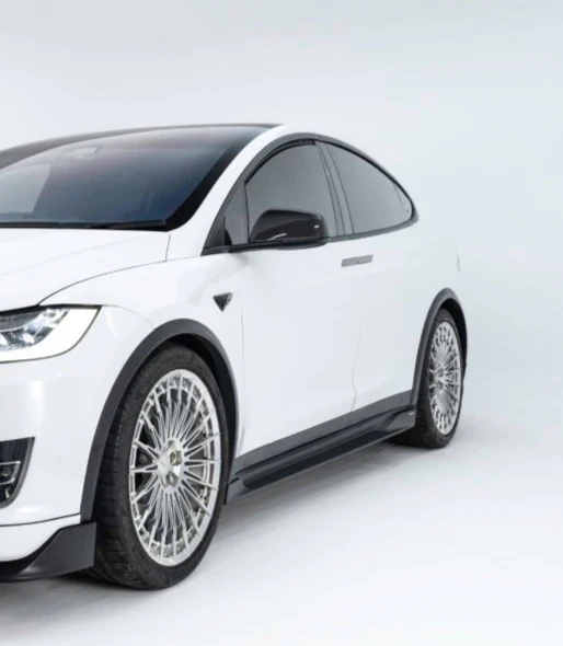Yofer USA Side Skirts for Tesla Model X Performance/P100DLong Range Plus 2016-2021 PP Polypropylene
