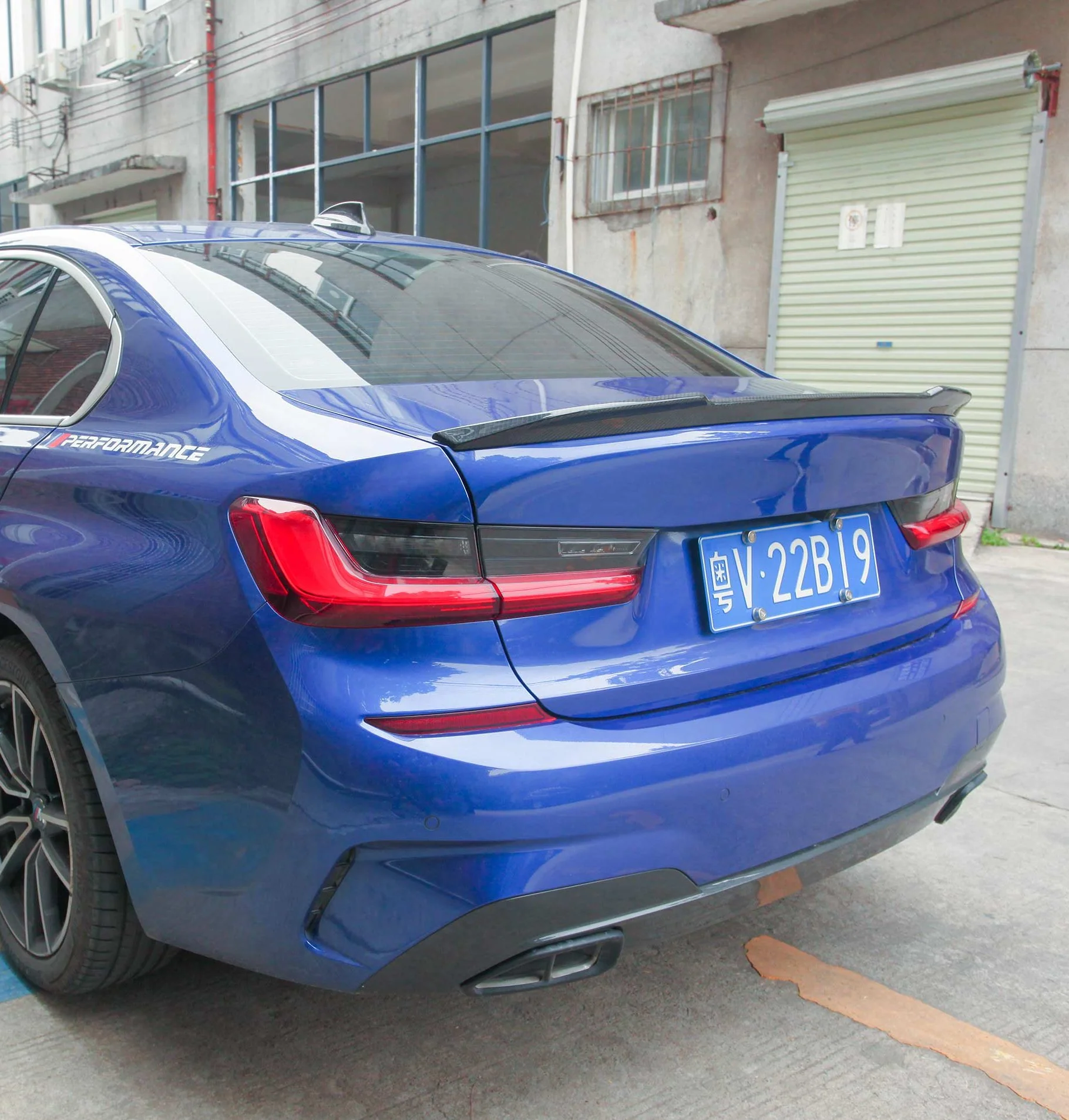 Aero Republic CS Style Rear Lip Spoiler for BMW M3 M3C M3CS G80 & M340i 330i G20 Sedan Carbon Fiber